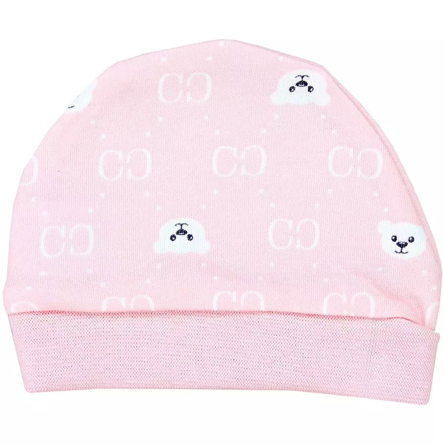 TupTam Baby Bekleidungsset Langarmbody Hose Mütze3 teilig rosaweiß