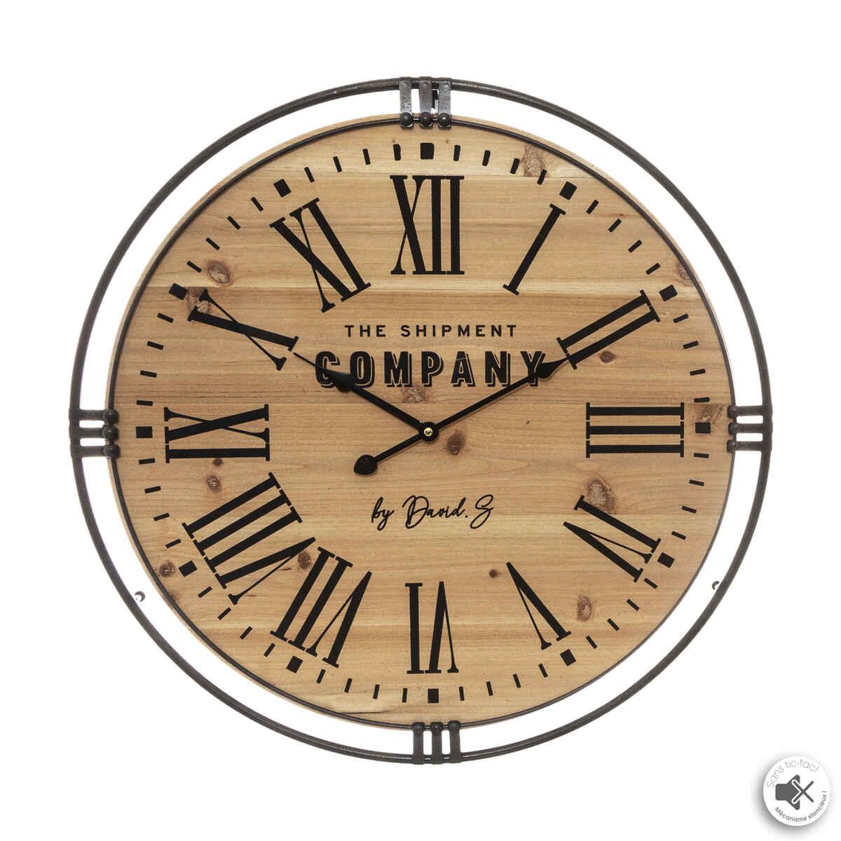 PENDULE SILENCE COLONIAL D.58CM