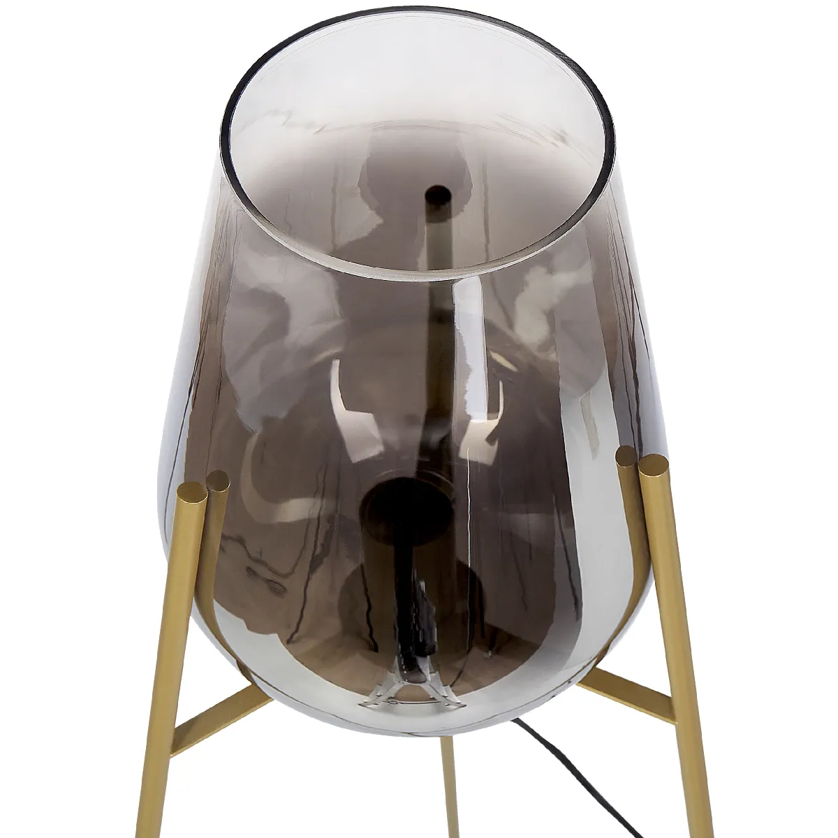 Beliani Lampadaire MENA - Métal Doré