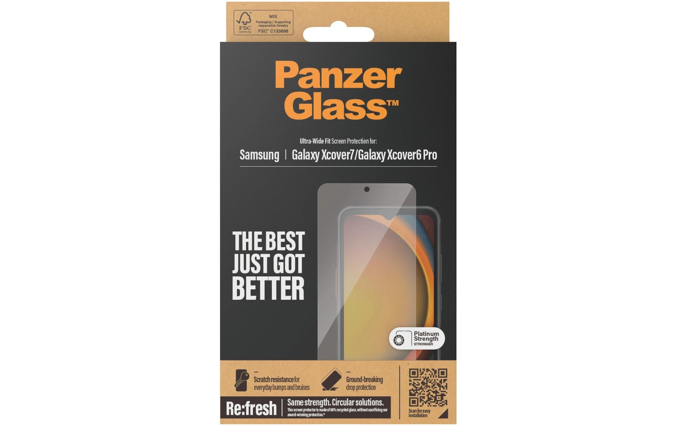 Displayschutz Ultra Wide Fit Galaxy Xcover6 Pro & Xcover7Display-Schutzfolie für das Samsung Galaxy Xcover 6 Pro/Galaxy Xcover 7