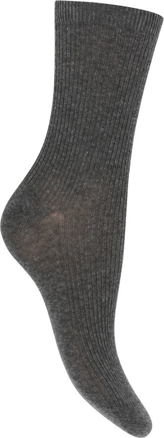 mpWoman Fine cotton rib socks 496