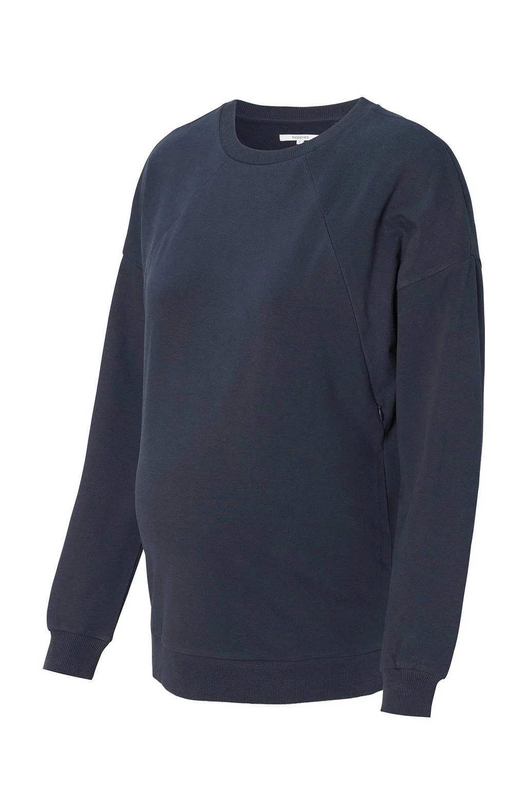 Noppies zwangerschaps- en voedingssweater Lesy donkerblauw