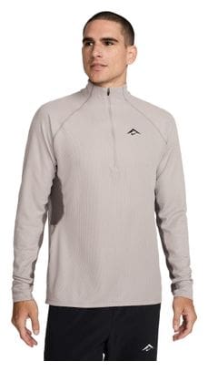 Haut 1/2 zip Nike Dri-Fit Trail Gris Homme