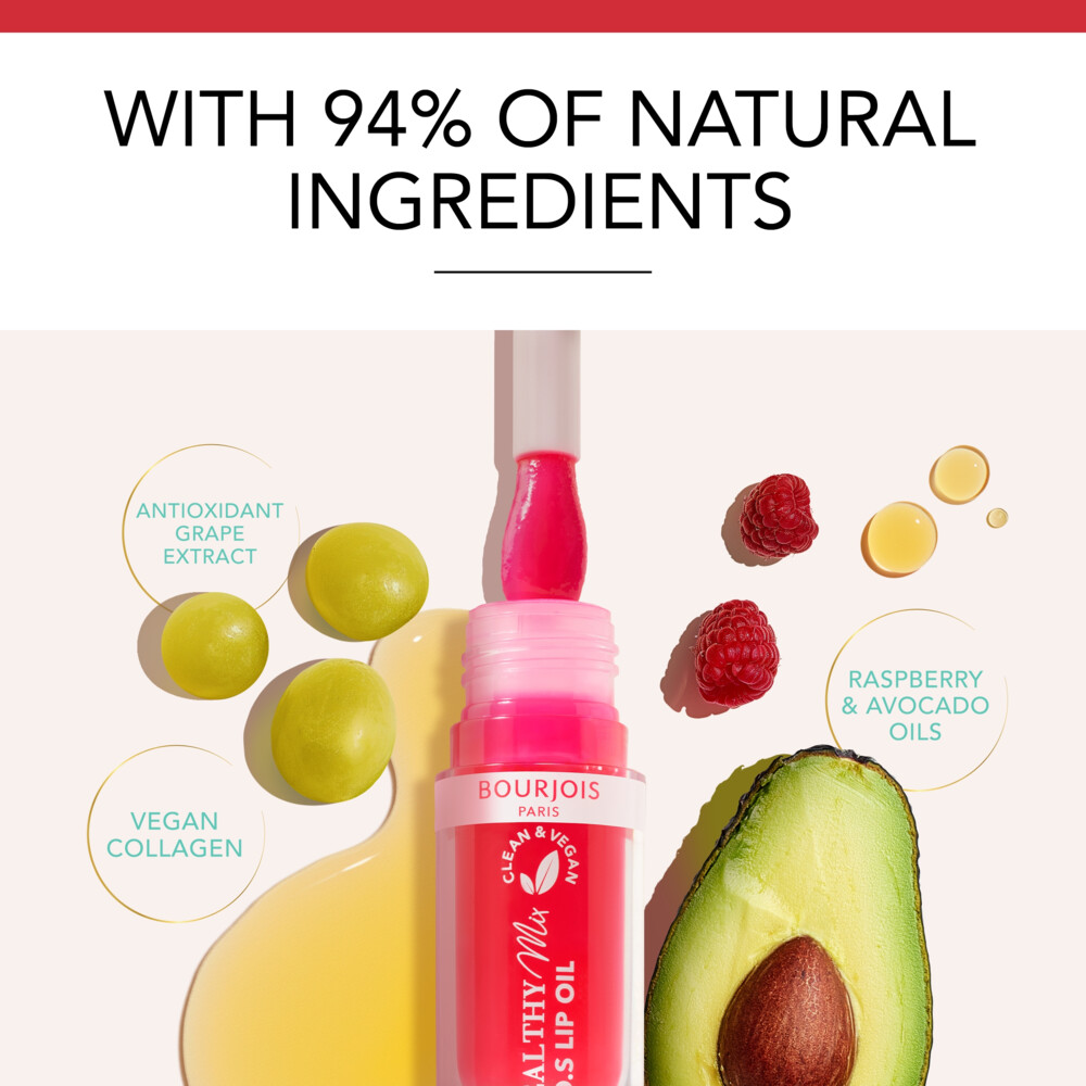 Bourjois Healthy Mix Clean S.O.S Lip Oil 02 Melon Amour4,5 ml