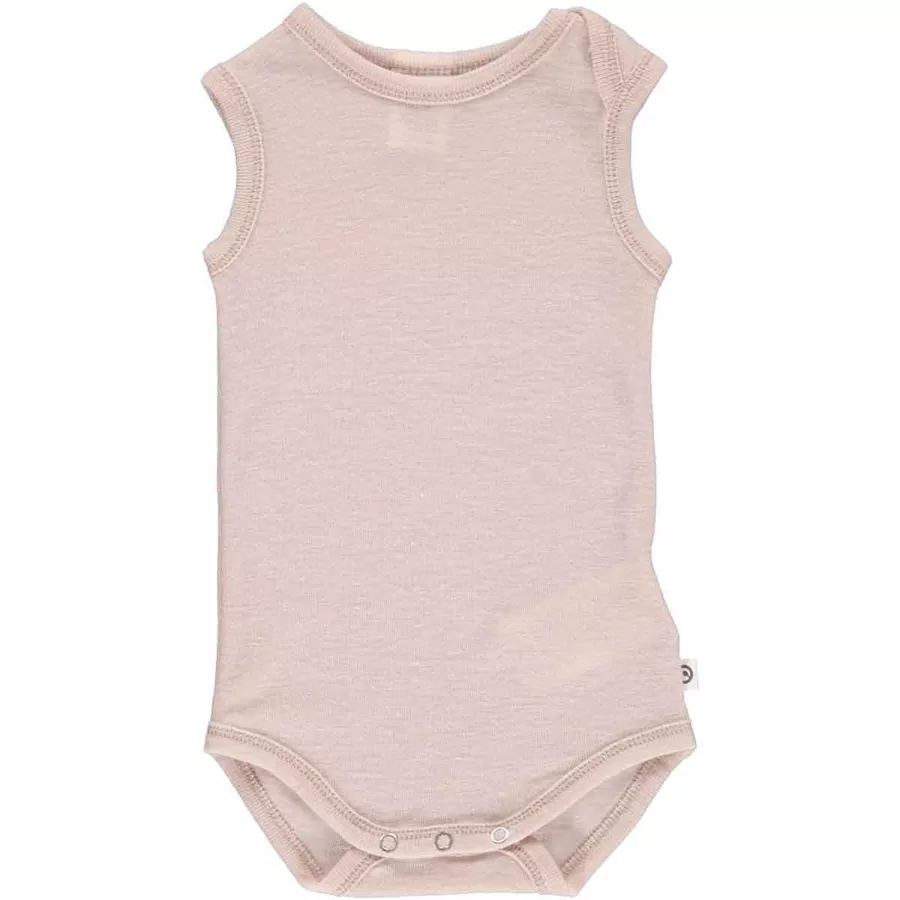 Müsli Body aus Merinowolle rose