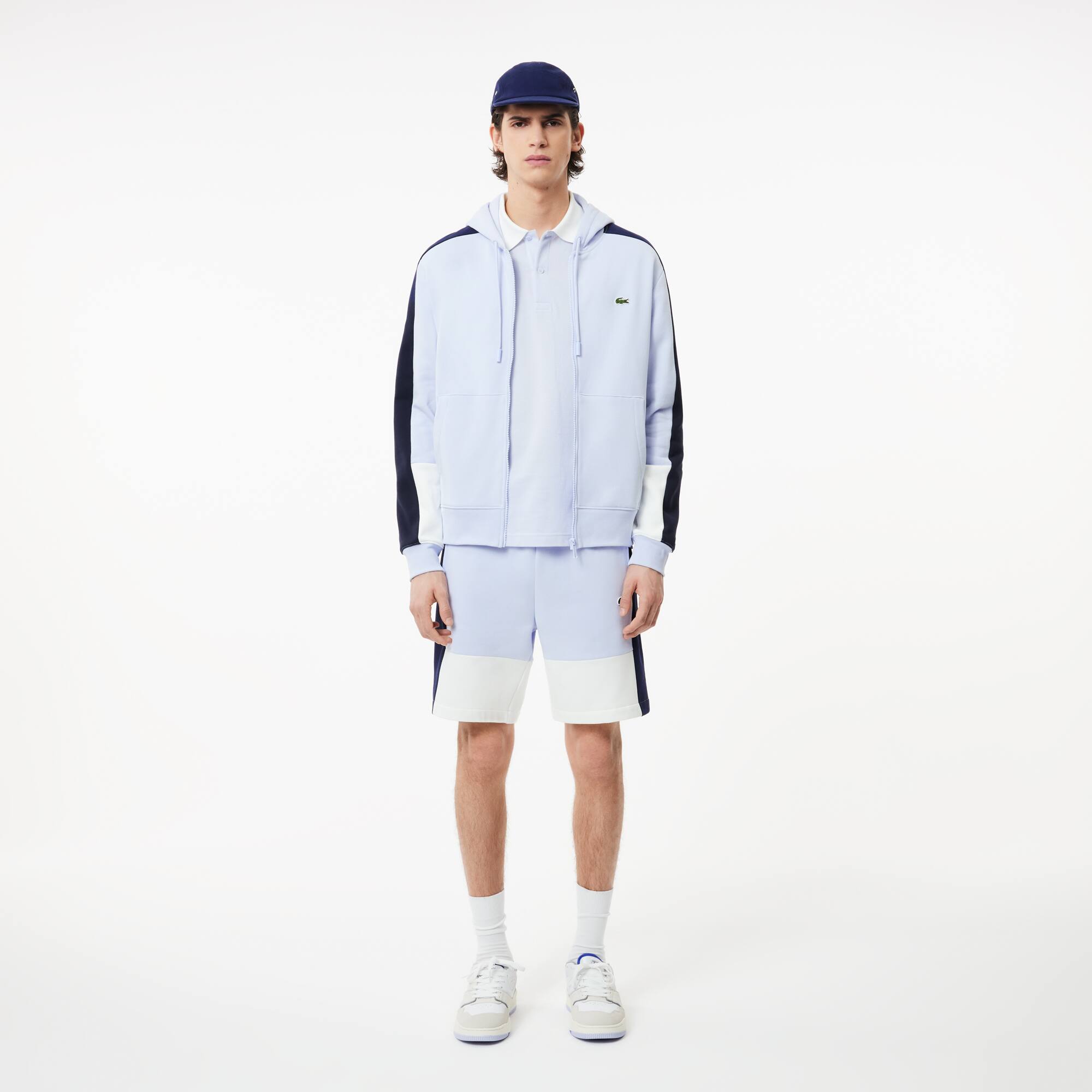 Sweatshirt à capuche Jogger color-block Sweatshirts - Bleu - Lacoste - Homme