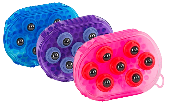 Borstel Magneet Massage Paard | Paars | 12624.1