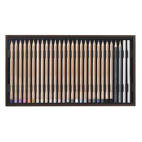 CARAN D'ACHE® Farbstift LUMINANCE 6901® Holzkoffer, 76 Farben