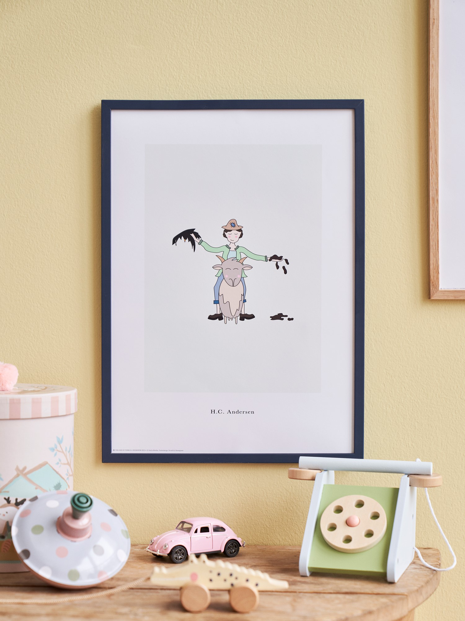Plakat Klods-Hans A3 | Papir. A3. | Multi | Permild & Rosengreen Junior