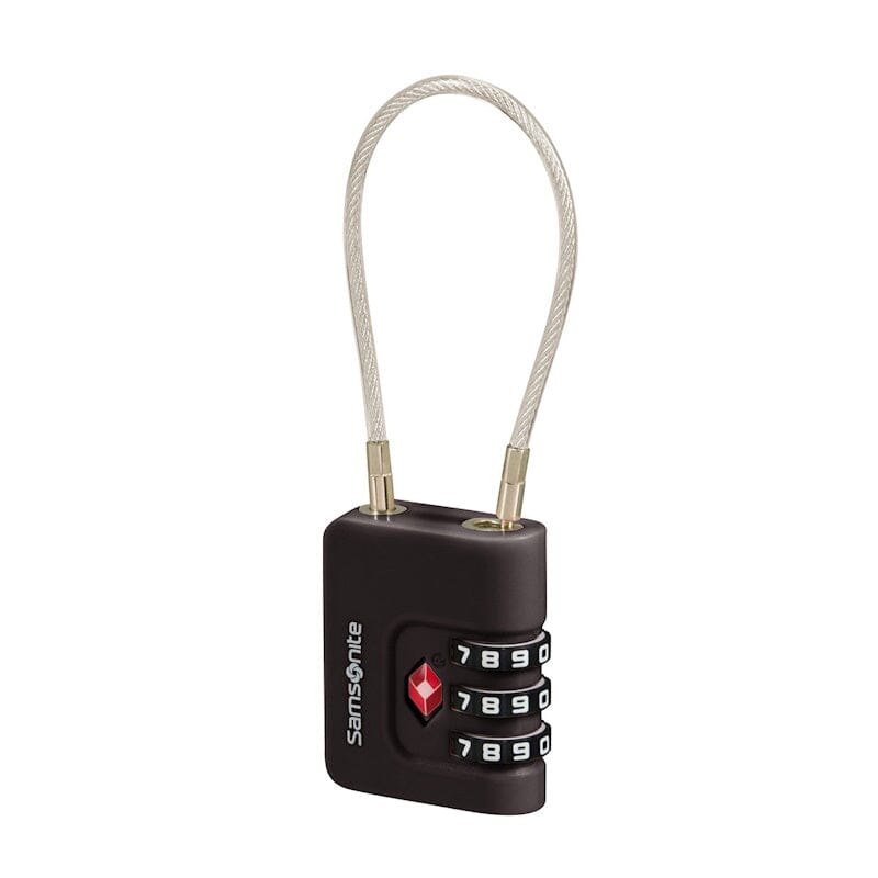 Samsonite TA Revolution Cablelock 3 Dial TSA Black