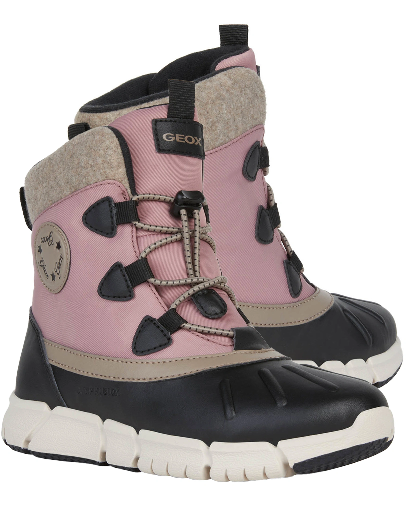 Stiefeletten FLEXYPER GIRL in black/pink