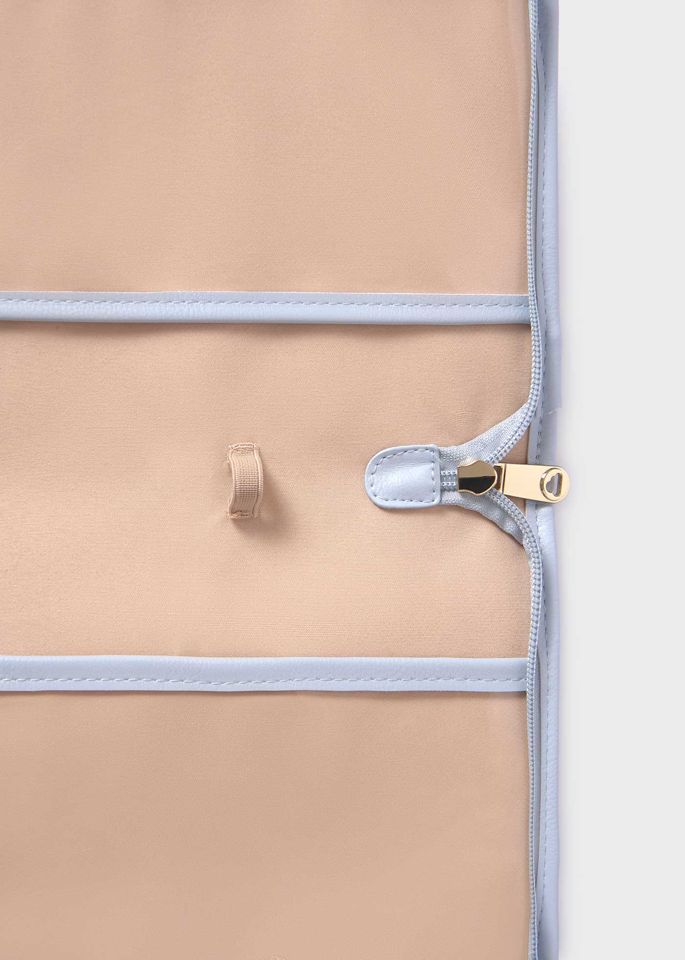 Porta-documentos para bebê com estampa de bolinhas