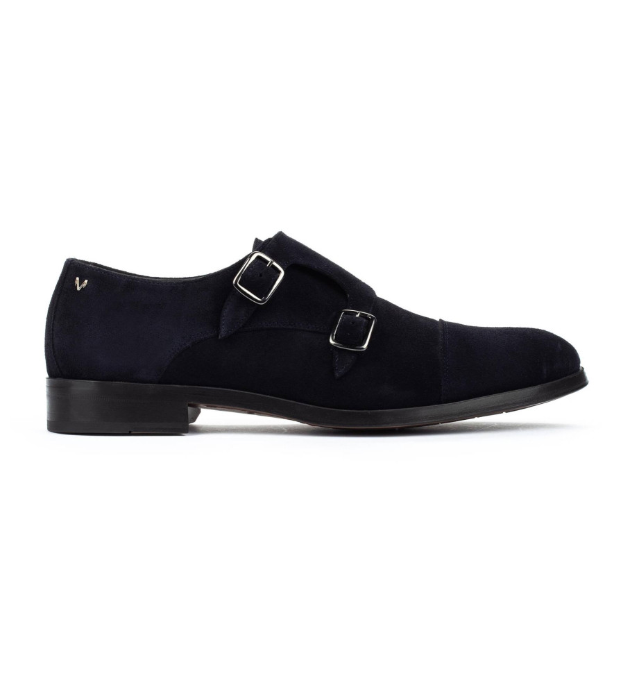 Sapatos Martinelli Empire em couro azul marinho