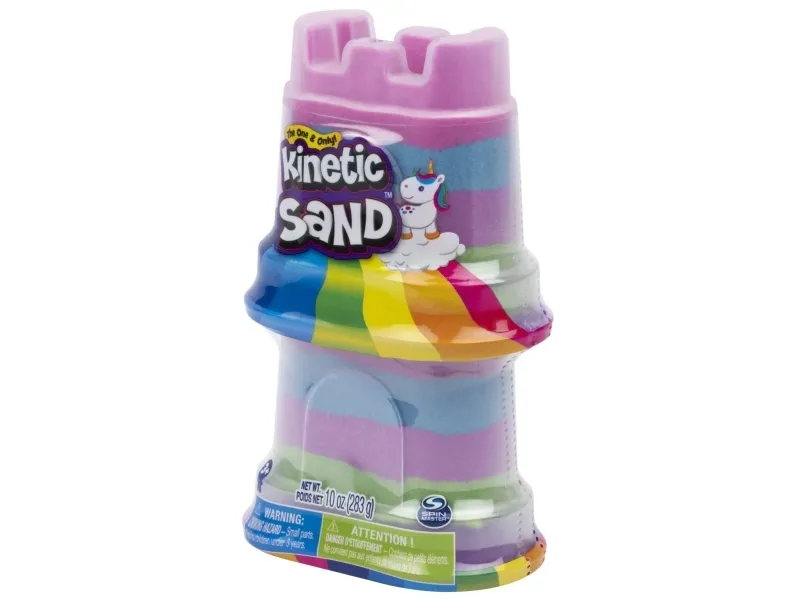Kinetic Sand Rainbow Unicorn Castle - Assorteret