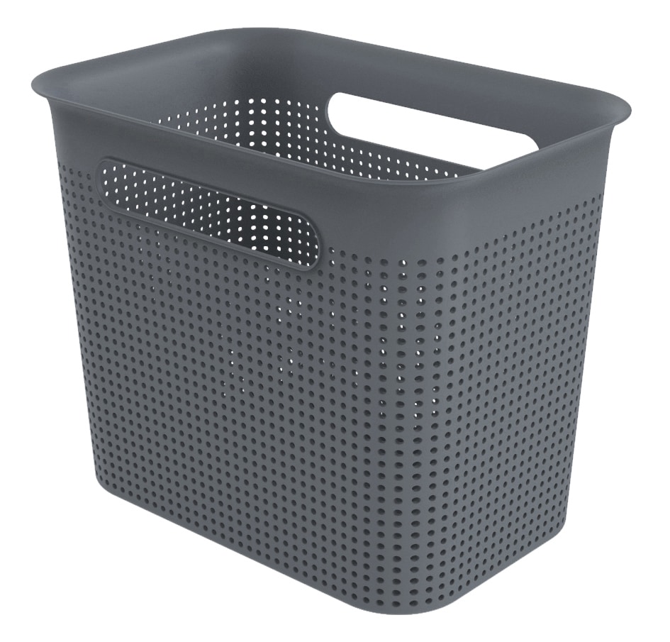 rotho Aufbewahrungsbox BRISEN 7 Liter Kunststoff Anthrazit