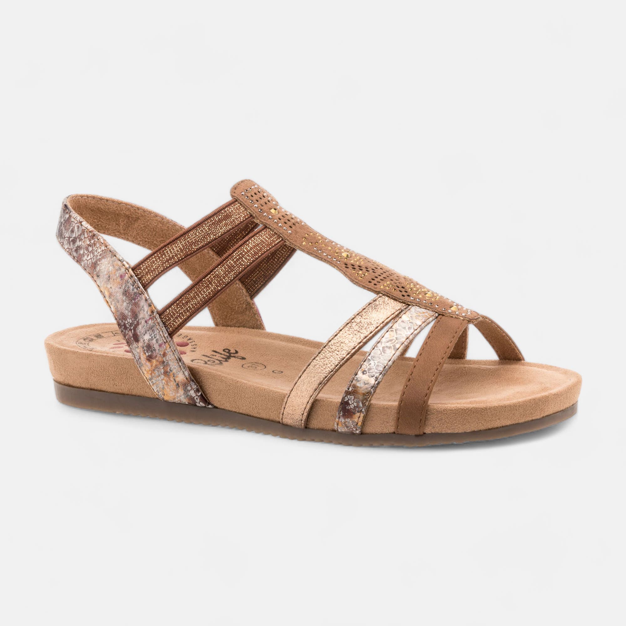 Sandales Femme cognac