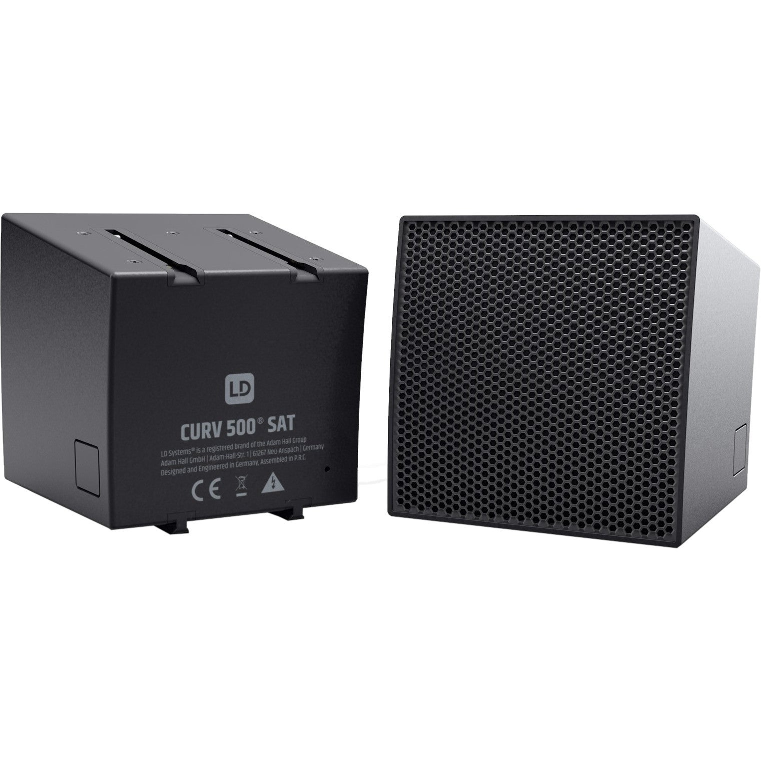 LD Systems CURV 500 S2 set satellietspeakers, zwart (2 stuks)