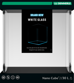 Dennerle NanoCube 30 L - Whiteglass