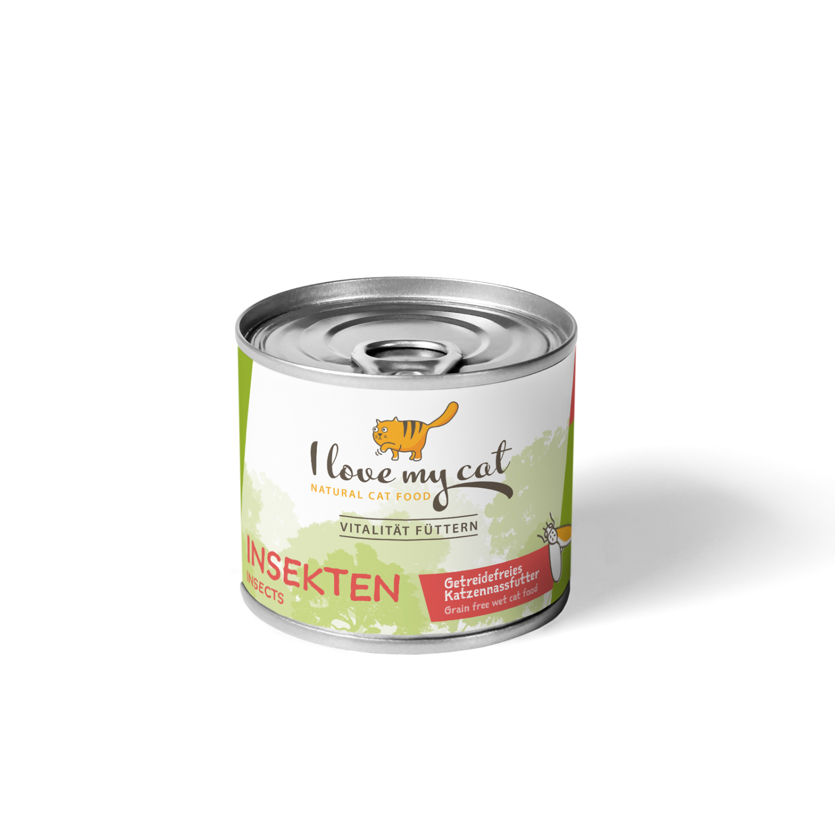 Nourriture humide pour chats avec insectes - 200g