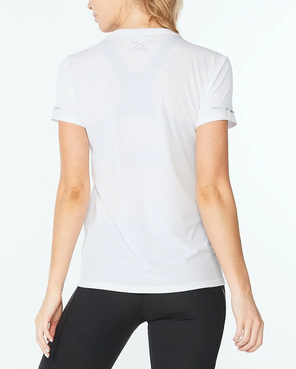 2XU Women's Aero Tee White/Silver