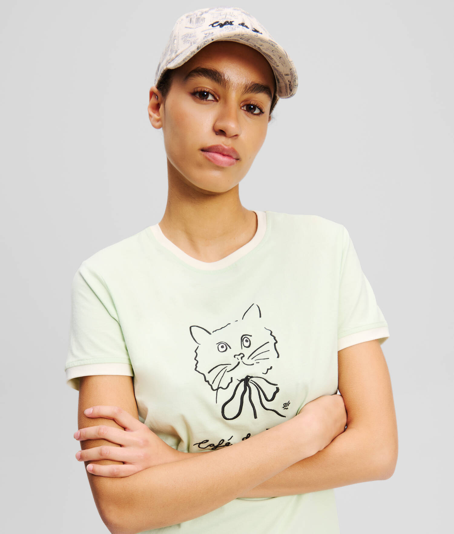 CASQUETTE À IMPRIMÉ INTÉGRAL KL X JORGE PARRA - Naturel