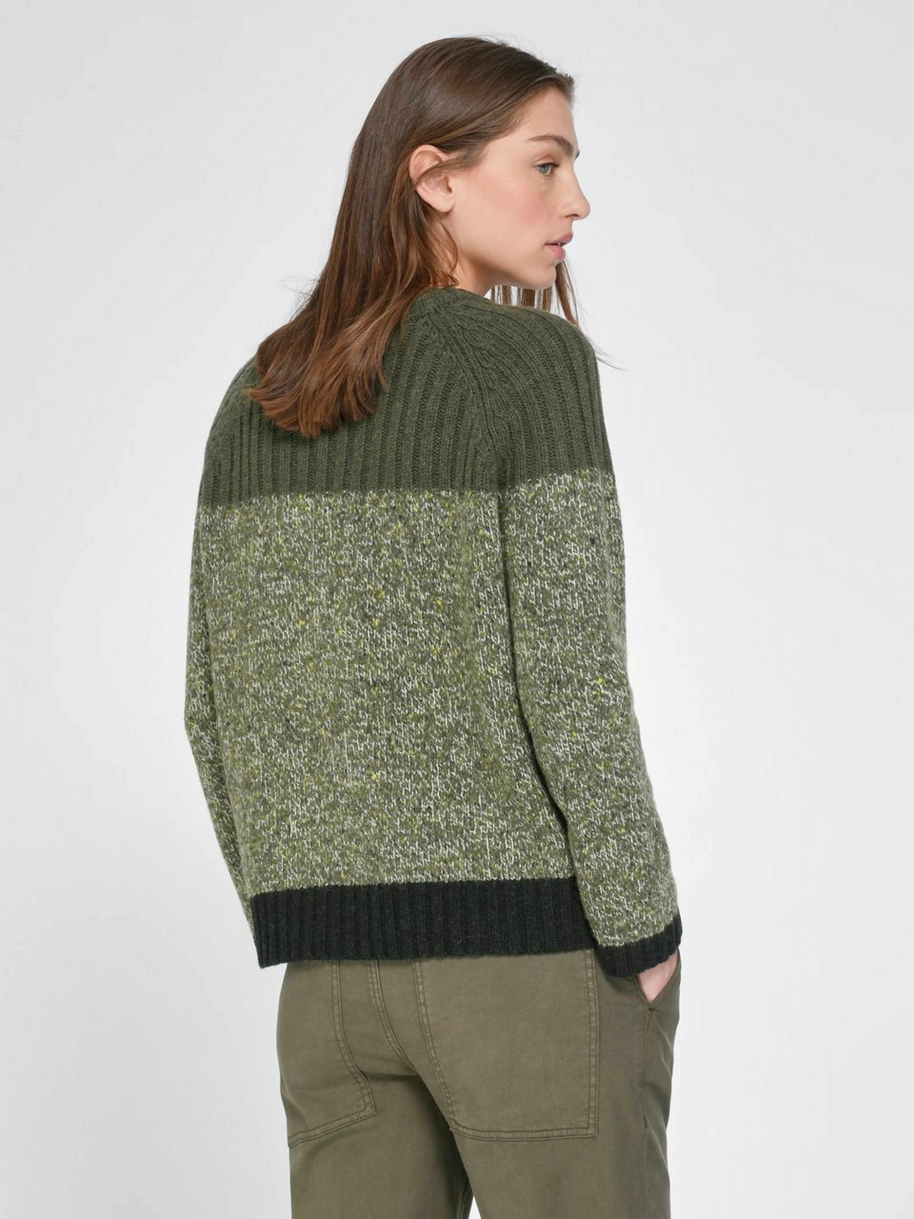 Pullover mit Stehbund