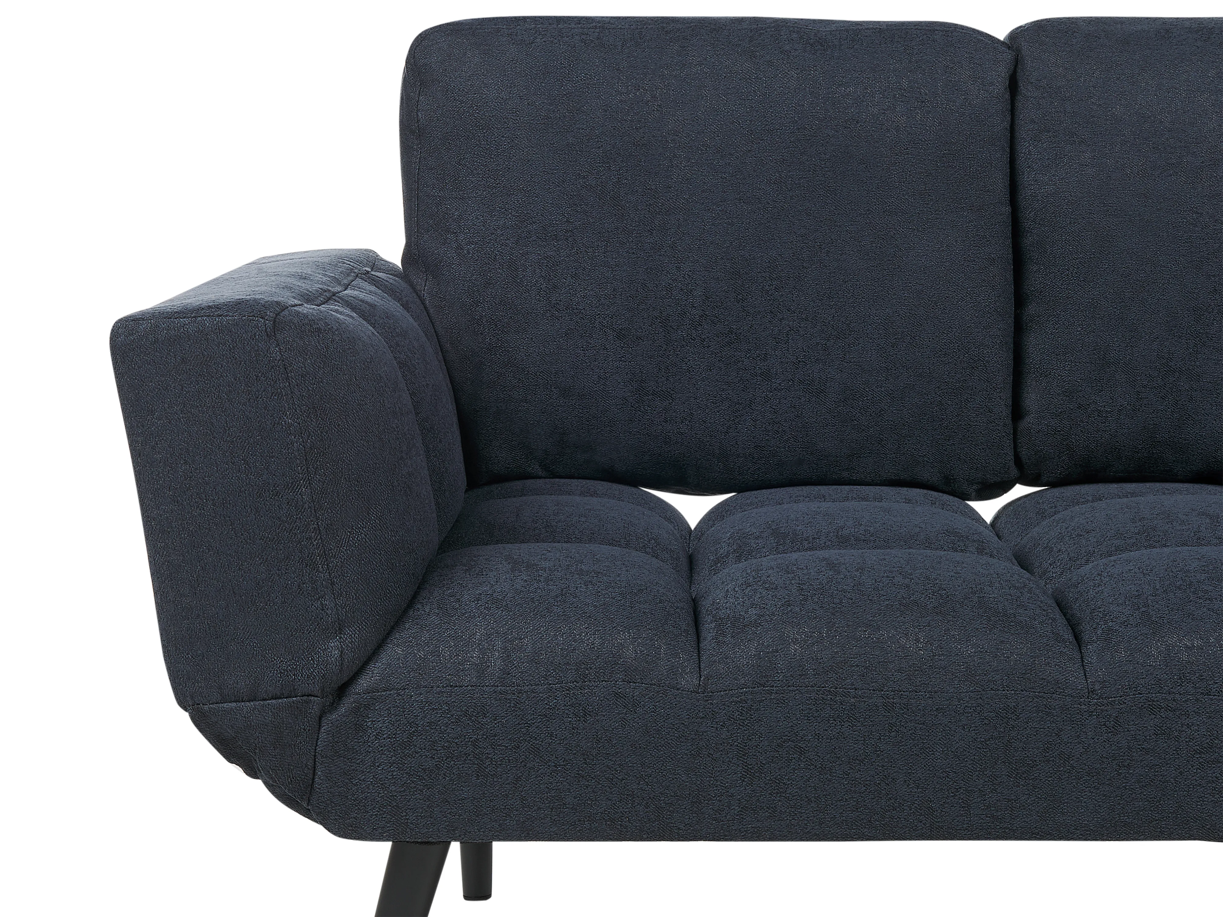 Slaapbank 2-zits BREKKE Stof Donkerblauw