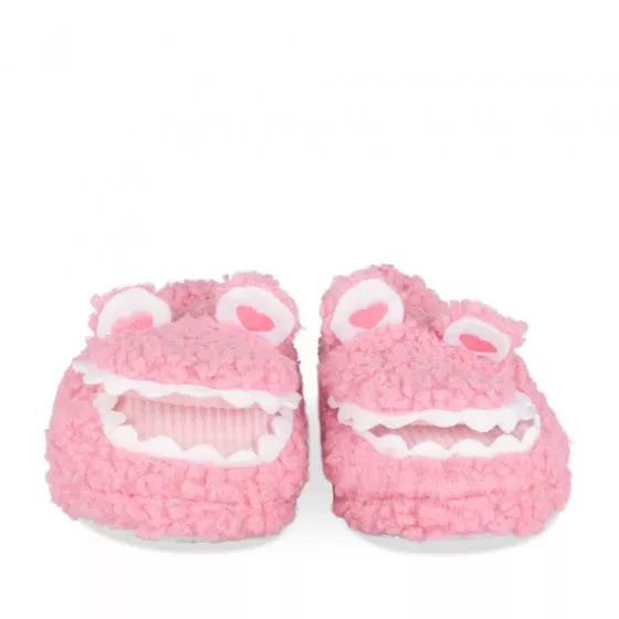 Chaussons crocodile FUSCHIA LOVELY SKULL