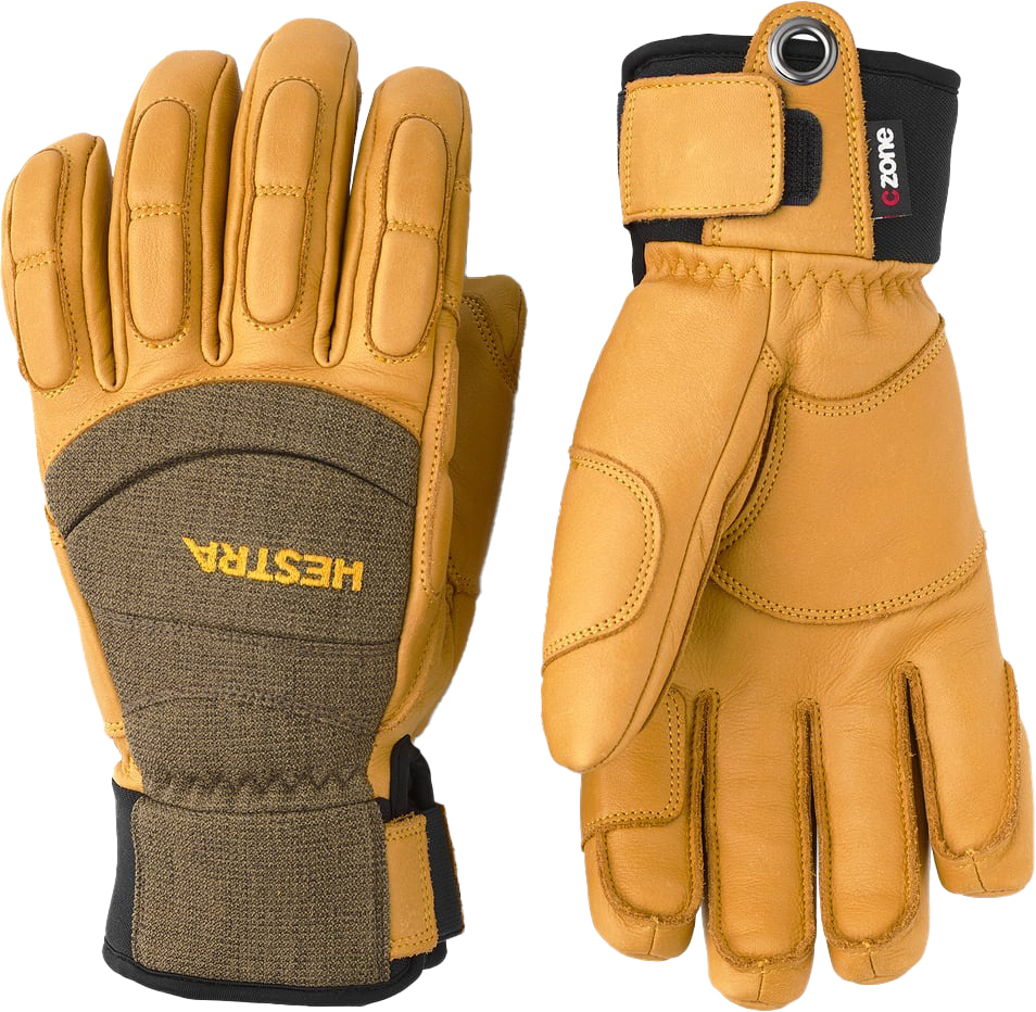 Vertical Cut CZone Gloves Olive/Tan