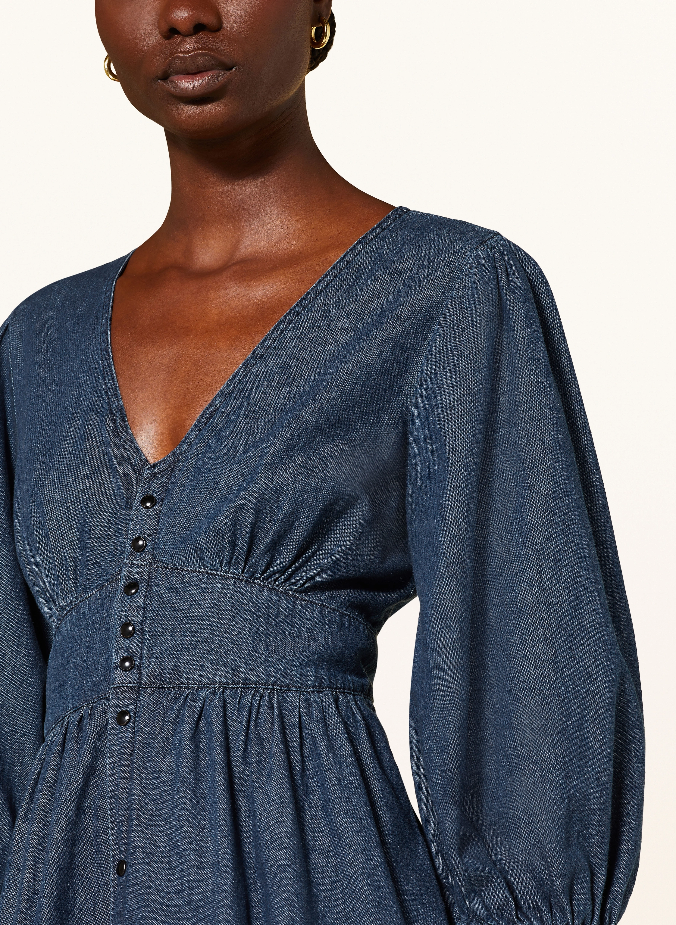 ba&sh Jeanskleid LIMI mit 3/4-Arm