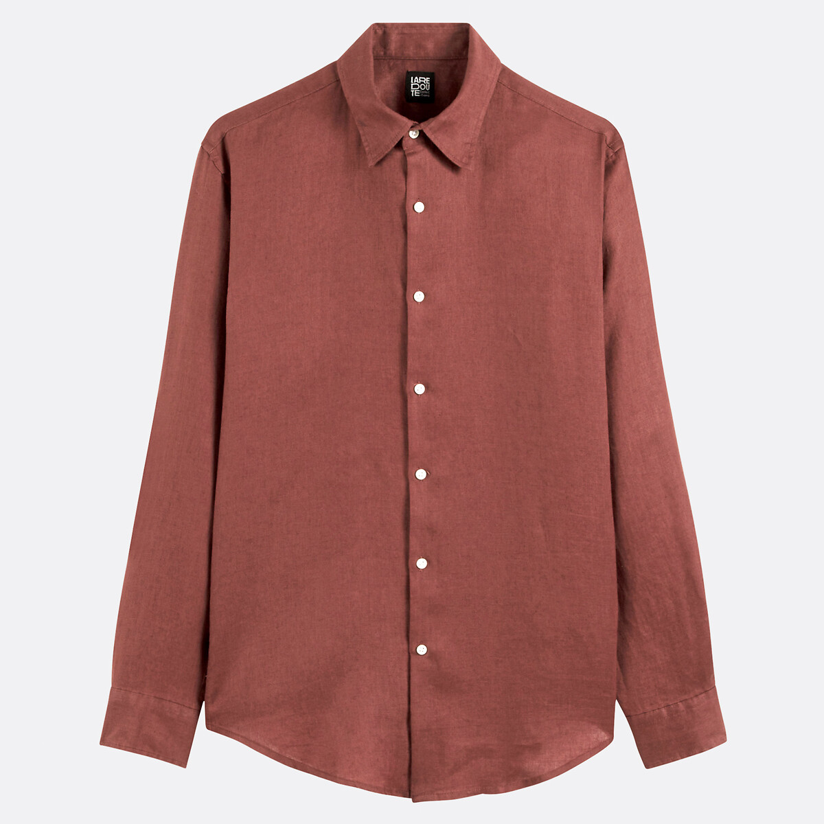COLEÇÕES LA REDOUTE<br>Camisa reta de linho, Signature, CARL