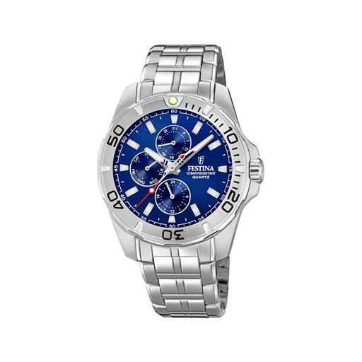 Festina 20445 Herreur, Stål/Blå, 43 mm