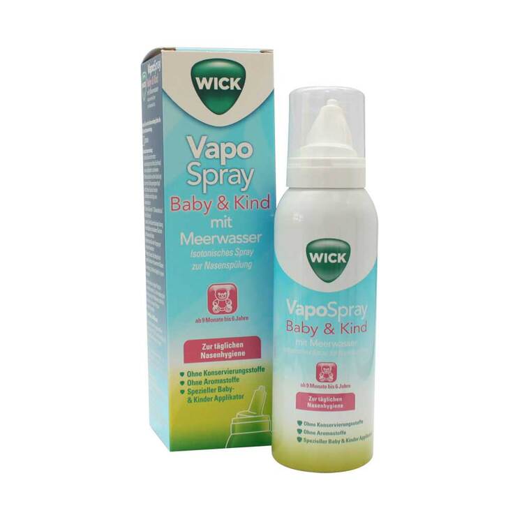 WICK Vapospray zur Nasenspülung für Kinder, 100 ml