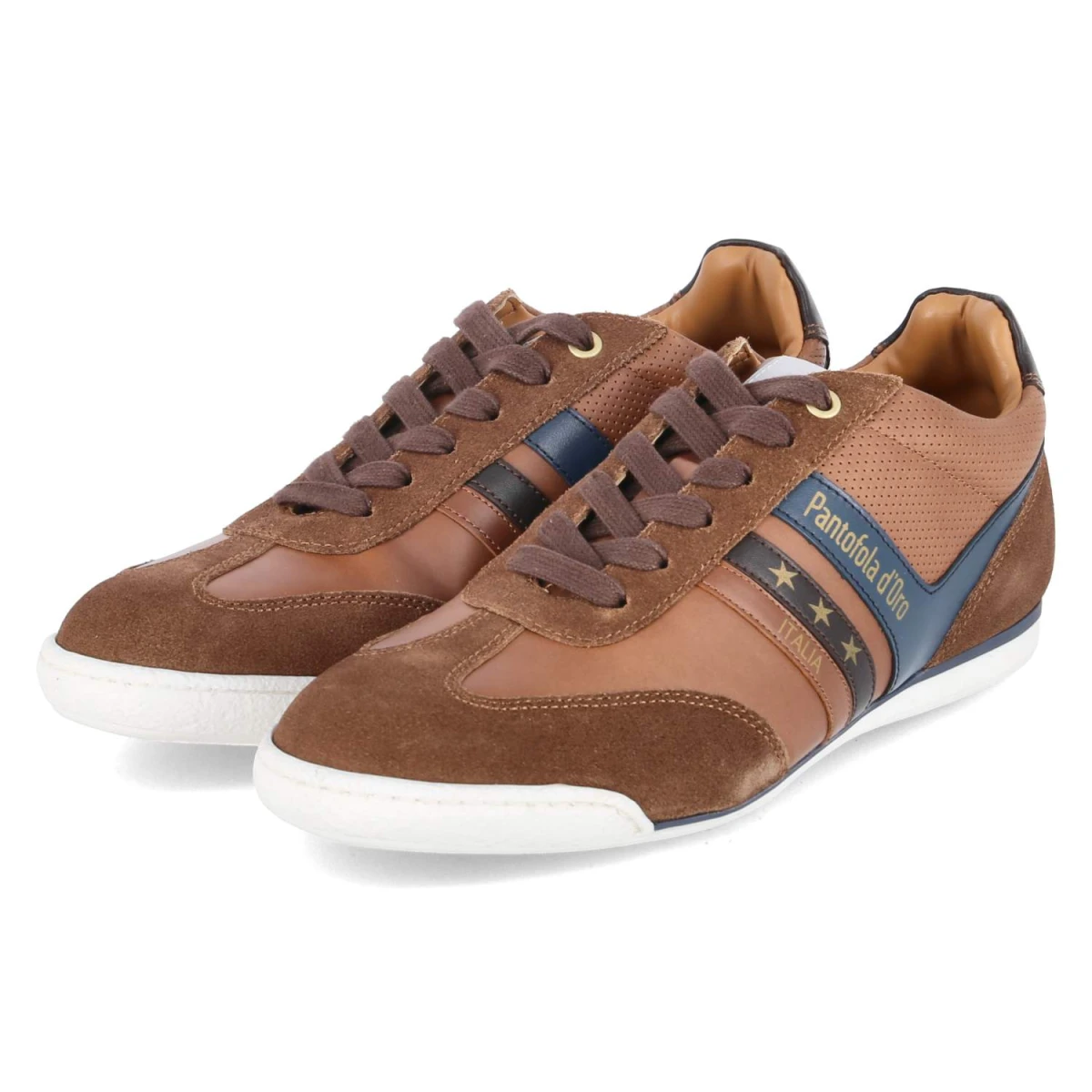 Pantofola d'oroLow Sneaker VASTO - cognac/navy