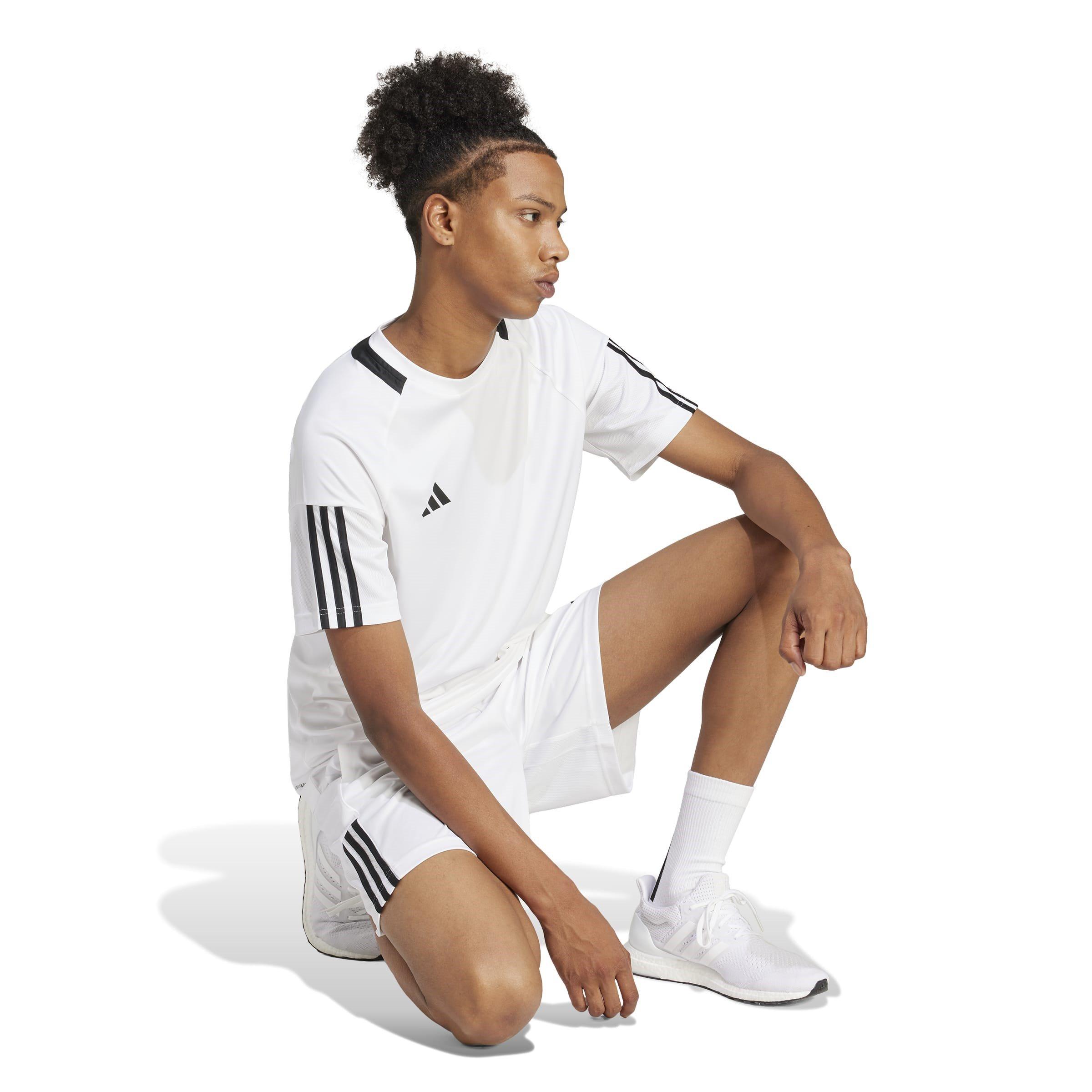 adidas Classic 3 Stripe Sereno T Shirt Mens
