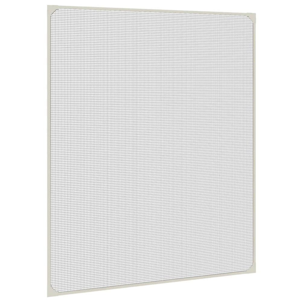 Moustiquaire magnétique pour fenêtres blanc 100x120 cm