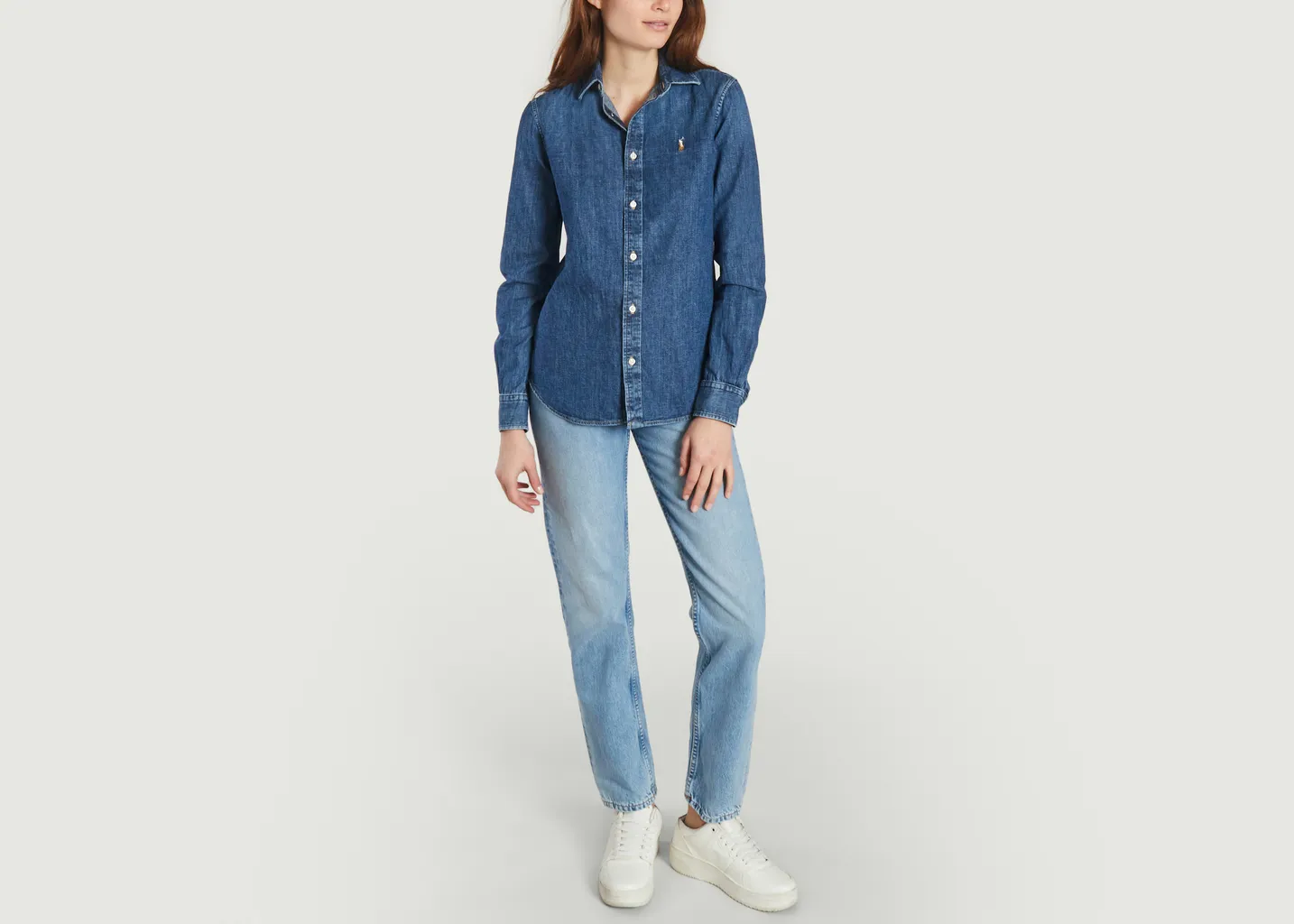 Chemise denim coupe ajustée Polo Ralph Lauren
