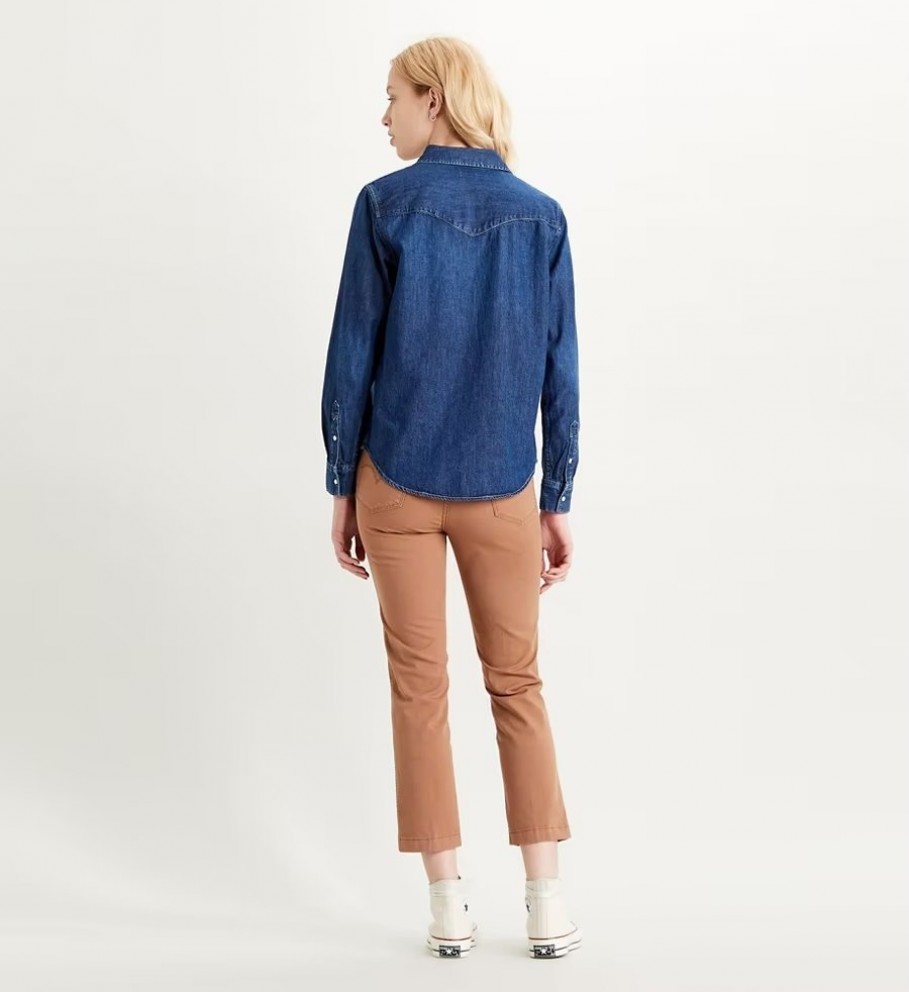 Camisa Levi's Essential Western Air Space 2 azul