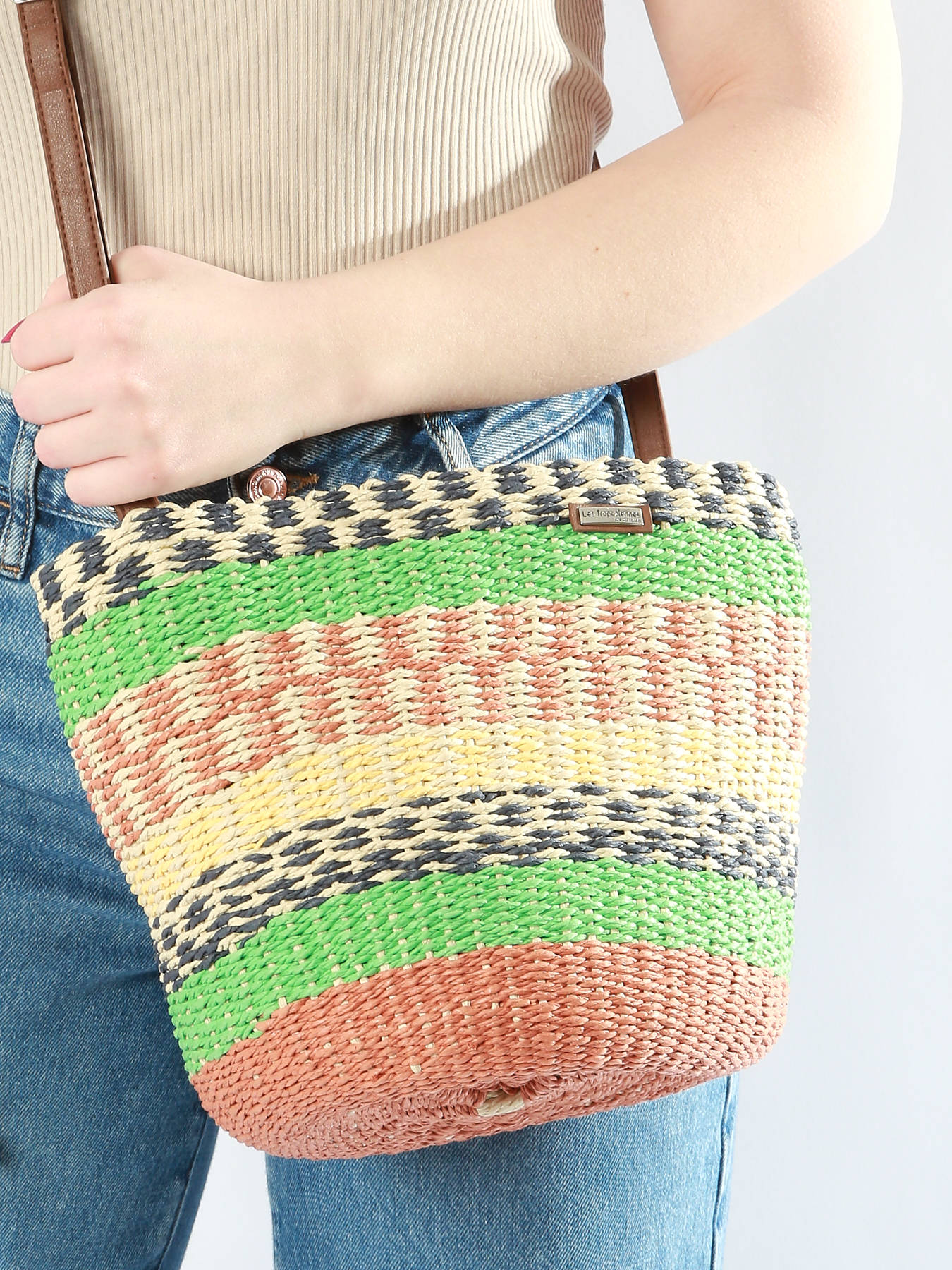 Sac bandoulire Buglas papier LES TROPEZIENNES