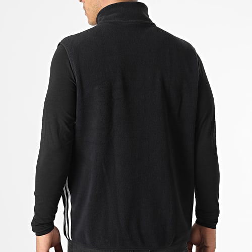 Veste Zippée Sans Manches 3 Stripes HK7393 Noir