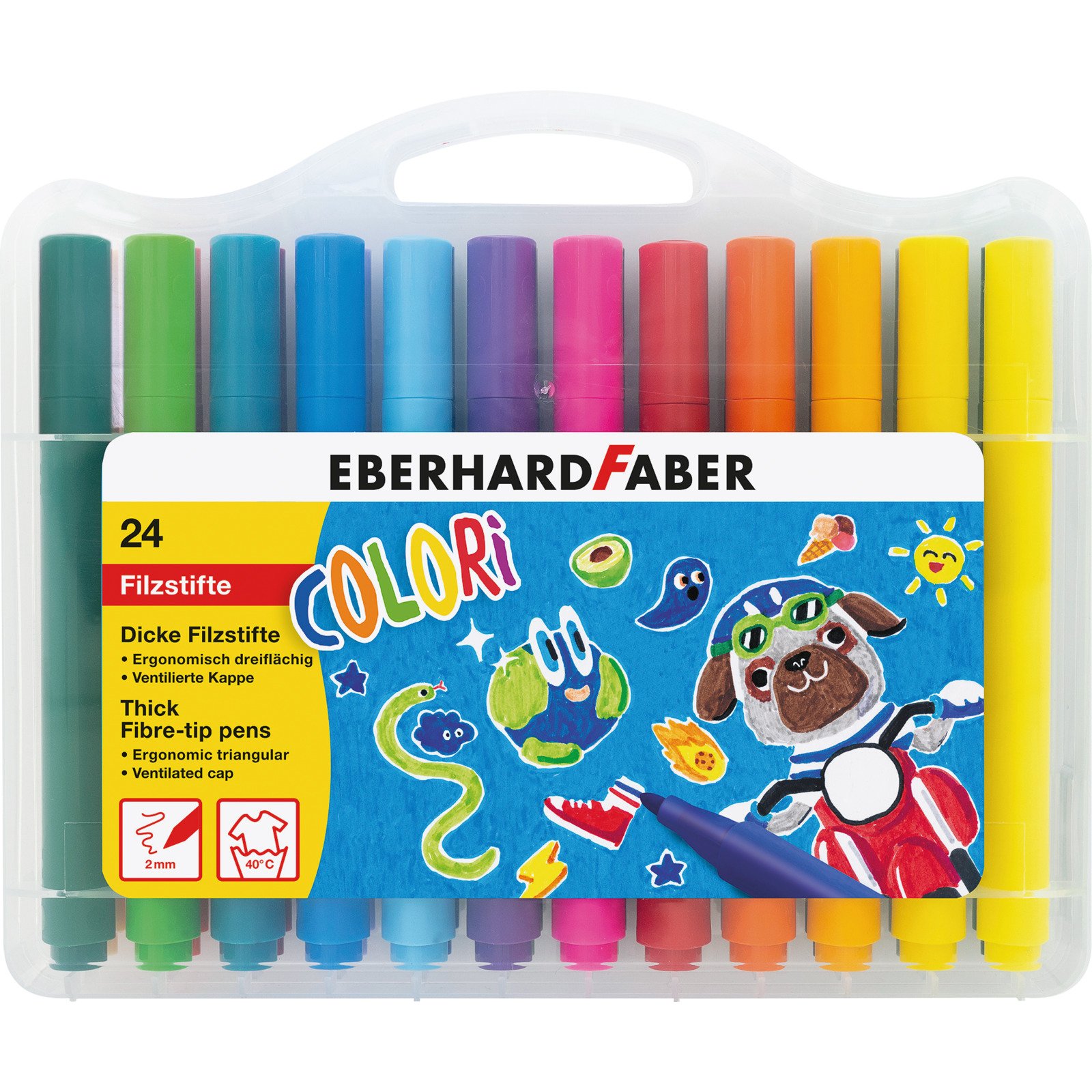 Eberhard Faber Filzstifte 24 Stück