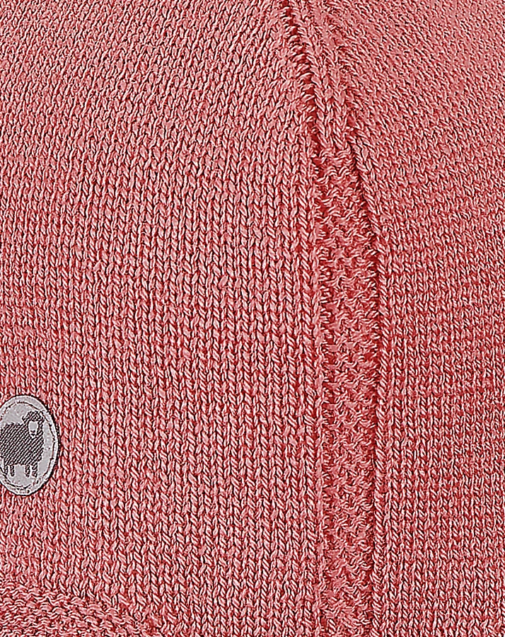 Wintermütze ZIPFEL aus Wolle in rosa