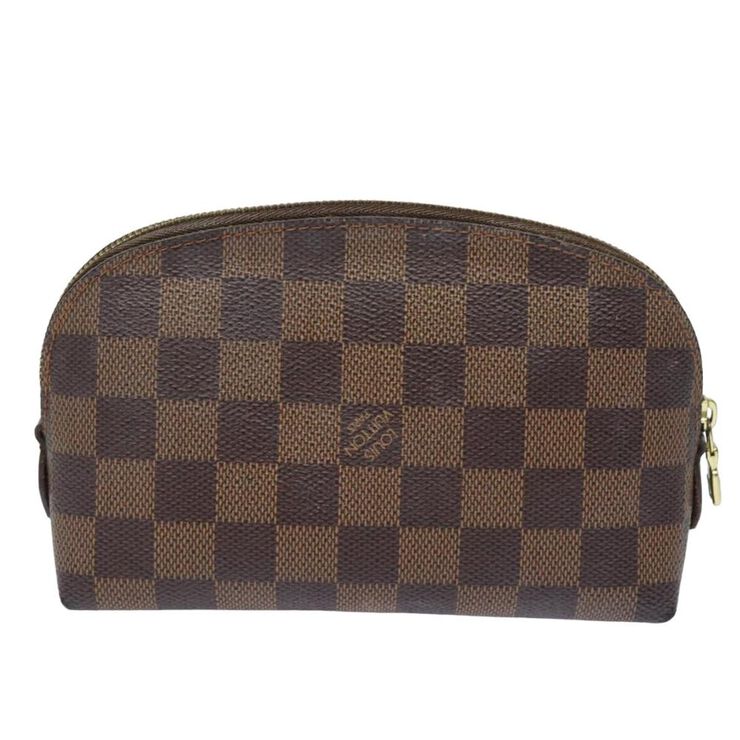 Louis Vuitton Vintage Louis Vuitton Cosmetic Pouch Brown