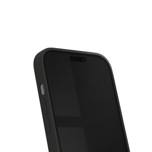iPhone 16e / 15 / 14 / 13 MagSafe Silikon Hülle Case Recycled (IDSICMS-I2361S-01) - Schwarz