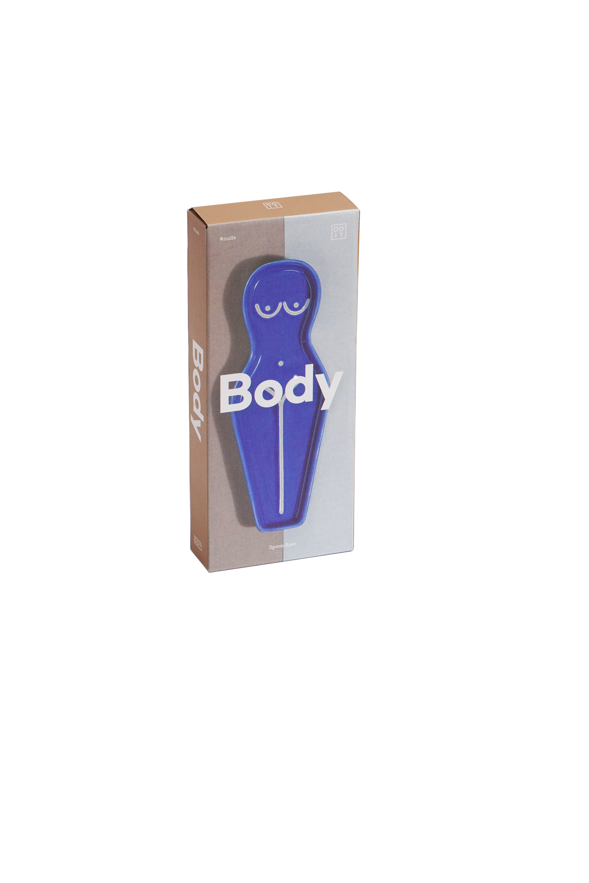 DOIY Repose-cuillère Body Bleu