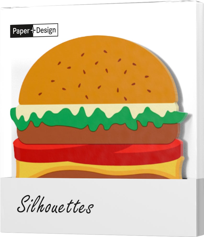 Paper + Design servet Burger airlaid multi 33 cm 12 stuks