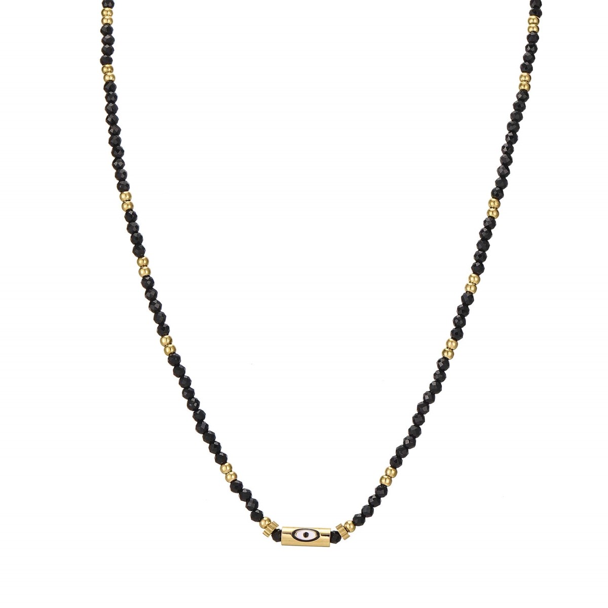 Collier Lucky Eye Obsidienne
