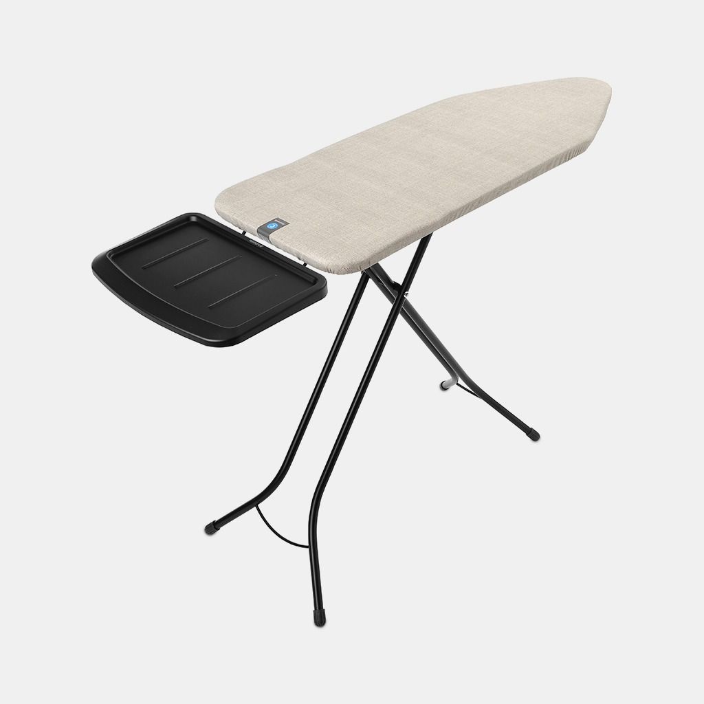Strijkplank C, 124x45 cm, solide stoomunithouder - Denim Grey