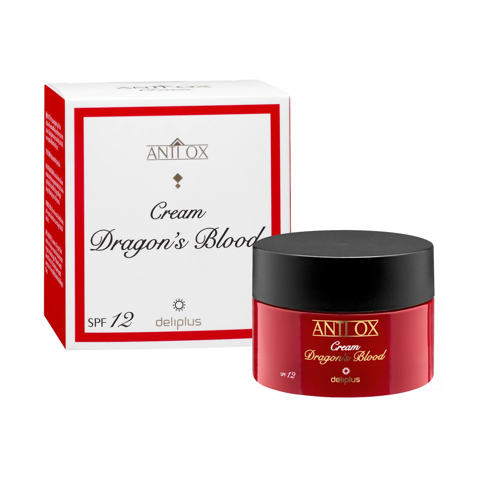 Crème visage régénérante Dragon's Blood Anti Ox Deliplus SPF 12