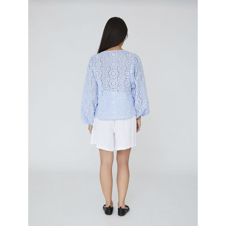 A-VIEW Karli blouse Blue/white